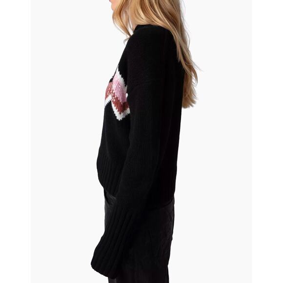 Zadig & Voltaire Bleez Wings Cashmere/Merino Sweater NWT Small - Picture 4 of 8